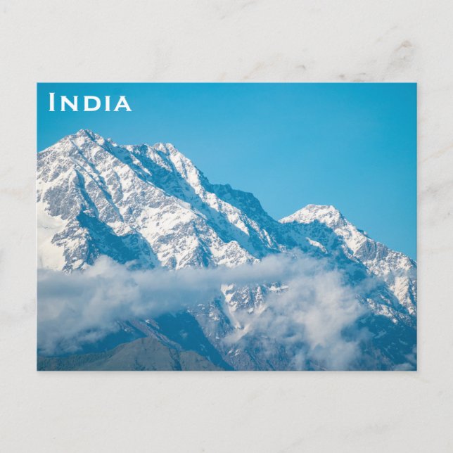Indien Vintag Tourismus Reisen hinzufügen Postkarte (Vorderseite)