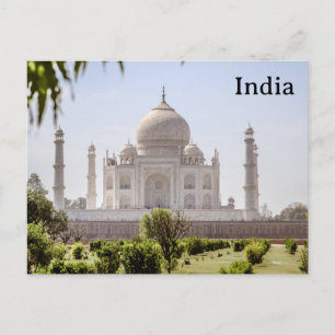 Indien Vintage Tourismus Reise Hinzufügen Postkarte