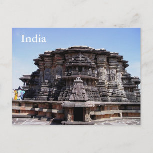 Indien Vintage Tourismus Reise Hinzufügen Postkarte