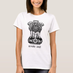 INDIEN-WAPPEN - NATIONALES INDIEN-SYMBOL T-Shirt