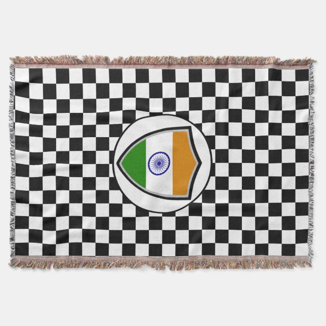 Indien wirft Decke (Vorderseite)