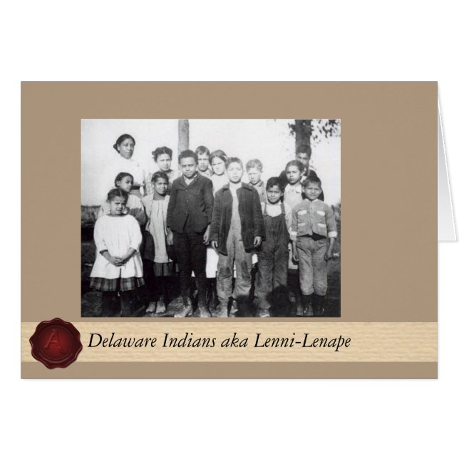 Indiens du Delaware - Nanticoke Lenni Lenape (Devant horizontal)
