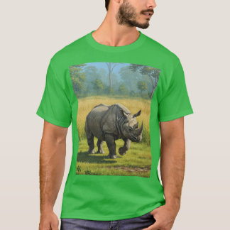 Indiens einhorniger Rhino: Ein Symbol Assams T-Shirt