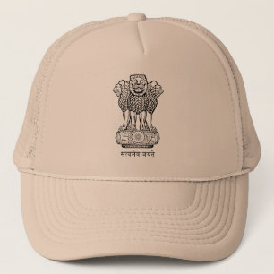 Indiens LänderEmblem Truckerkappe