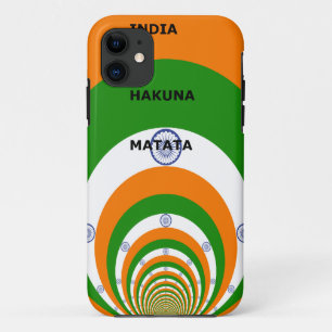 Indiens National Flag Colors Design. Hakuna Matata title_seo2