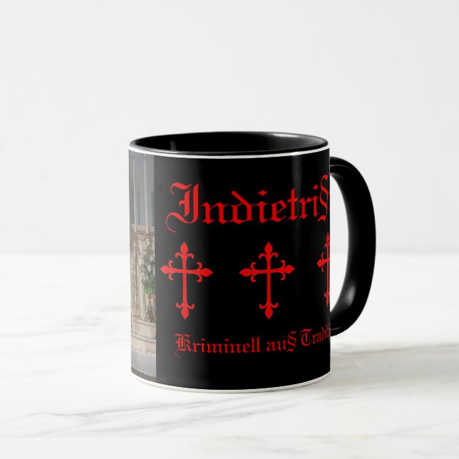 Indietrista - kriminell aus Tradition Tasse (VorderseiteRechts)