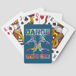 Indigene Amerikaner Kokopelli - Dance Your Life 3 Spielkarten