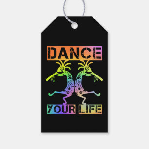 Indigene Amerikaner Kokopelli - Dance Your Life 4 Geschenkanhänger