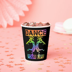 Indigene Amerikaner Kokopelli - Dance Your Life 4 Pappbecher