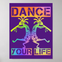 Indigene Amerikaner Kokopelli - Dance Your Life 4