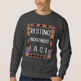 Indigene Gesichter wiederherstellen Sweatshirt