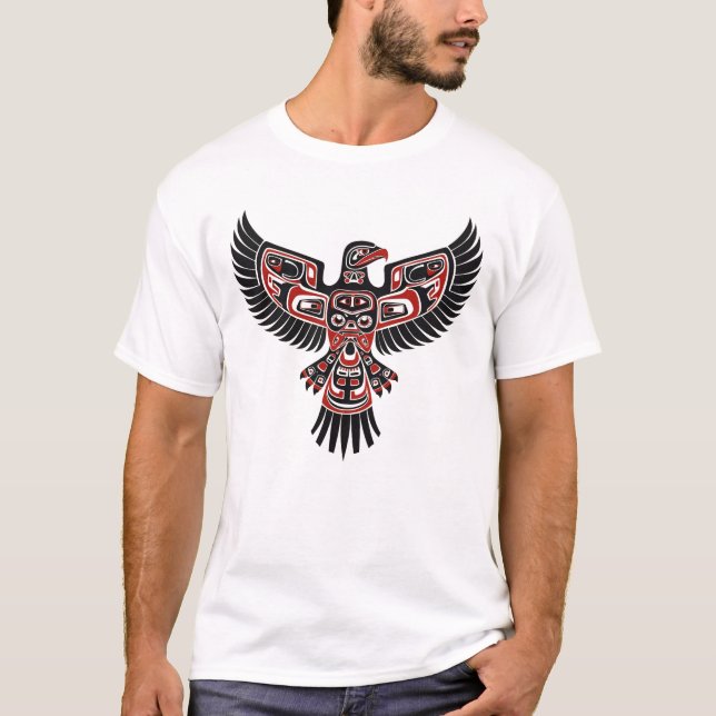 Indigene Haida-Bevölkerung im Pazifik im Nordweste T-Shirt (Vorderseite)