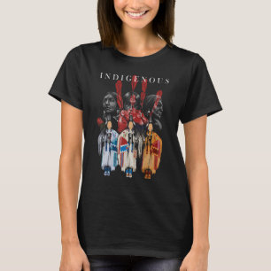 Indigene Indigene Indigene Hand Indisches Blut T T-Shirt