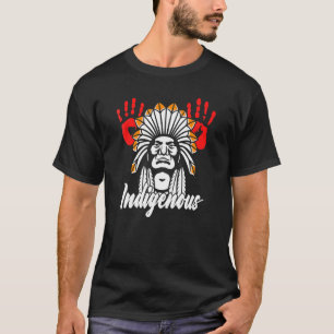 Indigene Indigene Indigene Hand Indisches Blut T T-Shirt