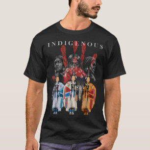 Indigene Indigene Indigene Hand Indisches Blut T T-Shirt