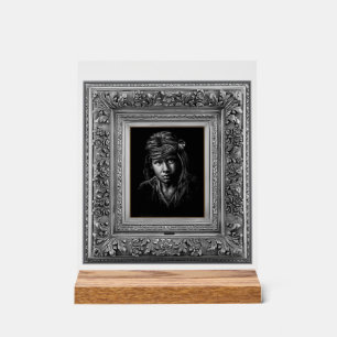 Indigene Indigene Ureinwohner. Acrylschild