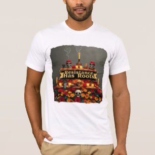 Indigene Justiz-T-Shirt Zapotec Skull Protest Ar T-Shirt
