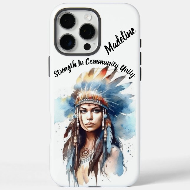 Indigene kulturelle Schönheit iPhone 16 Pro Max Hülle (Rückseite)