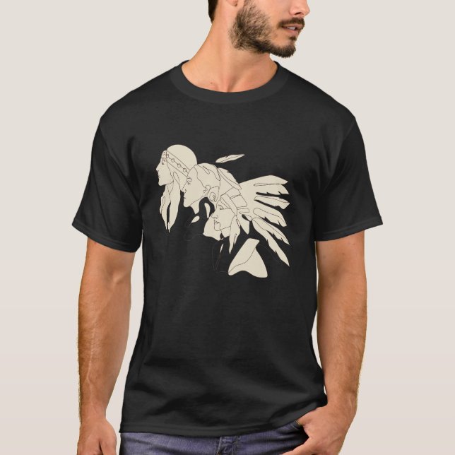 Indigene Menschen T-Shirt (Vorderseite)