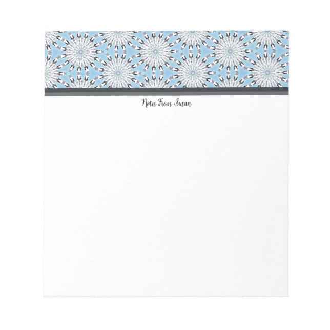 Indigene Winterblüte Notizblock (Vorderseite)