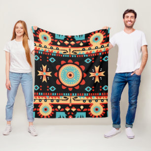 Indigenous Cherokee Nation Fleecedecke