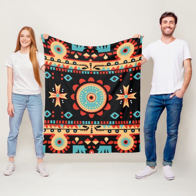 Indigenous Cherokee Nation Fleecedecke (Beispiel)