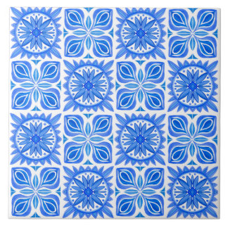 Indigo Azulejo Blue Portugiesische Lissabon-Dekora Fliese