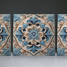 Indigo Azulejo Blue Portugiesische Lissabon-Dekora