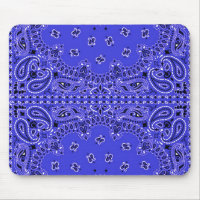 Indigo-Blau-Paisley-Westernbandana-Schal-Druck