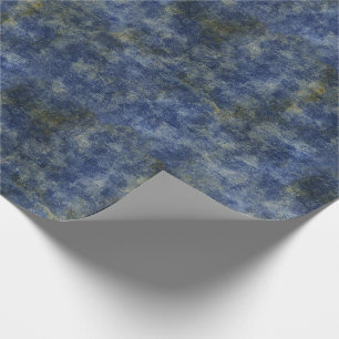 Indigo-Blau-rustikale Beschaffenheit Geschenkpapier