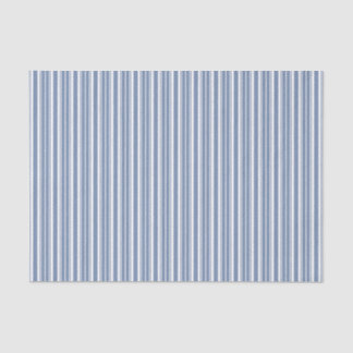 Indigo-Blau-weißes tickendes Streifen-Seidenpapier Seidenpapier