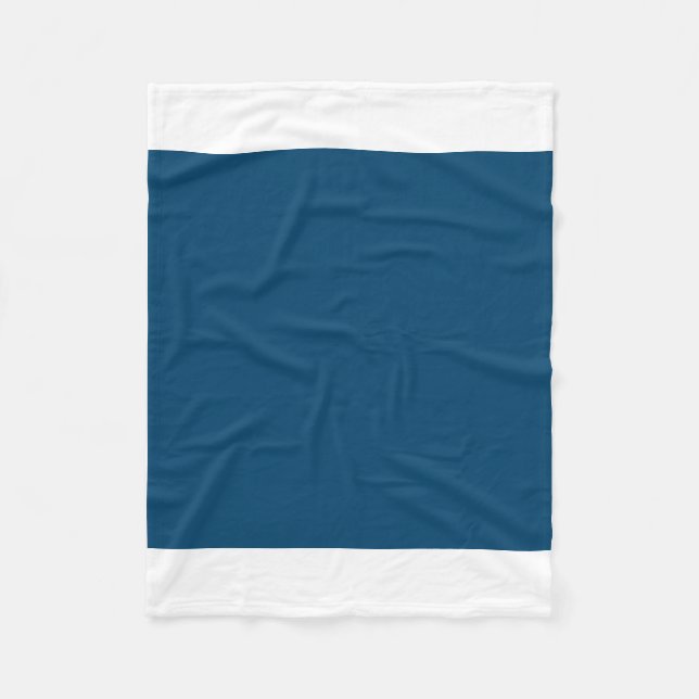 Indigo Blue Fleecedecke (Vorderseite)