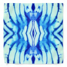 Indigo Blue Gefärbte Krawatte Bandana