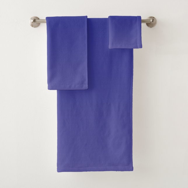 Indigo Blue Gradient Badhandtuch Set (Insitu)