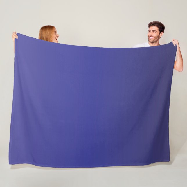Indigo Blue Gradient Fleecedecke (Beispiel)