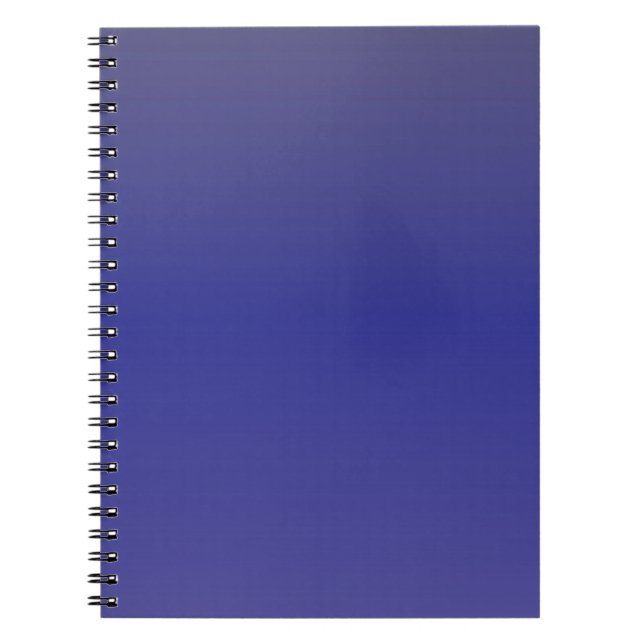 Indigo Blue Gradient Notizblock (Vorderseite)
