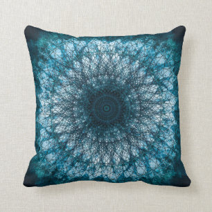 Indigo Blue Mandala Kissen