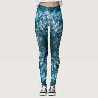 Indigo Blue Mandala Leggings