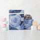 Indigo Blue Vintag Floral Toile Decoupage Geschenkpapier (Baby Shower)