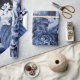 Indigo Blue Vintag Floral Toile Decoupage Geschenkpapier (Crafts)