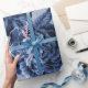 Indigo Blue Vintag Floral Toile Decoupage Geschenkpapier (Gifting)