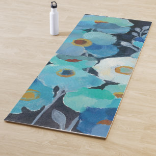 Indigo-Blumen Yogamatte