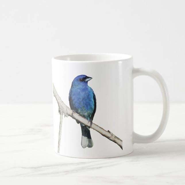 Indigo Bunting Kaffeetasse (Rechts)