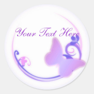 Indigo Butterfly Stickers