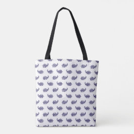 Indigo Coastal Leaf-Tasche als Geschenk Tasche