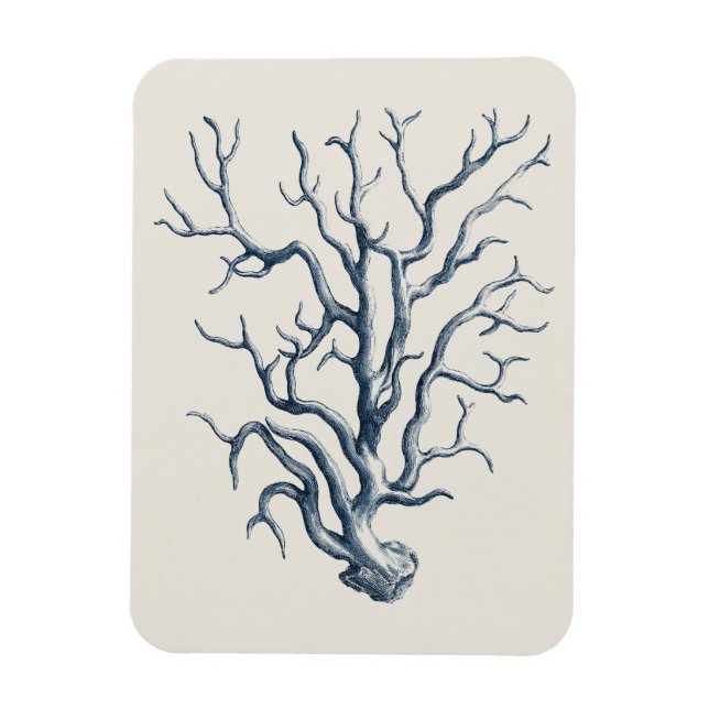 Indigo Coral Magnet (Vertikal)