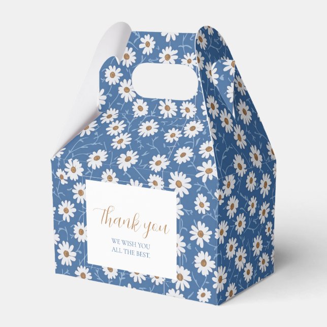 Indigo Dream Daisies Geschenkschachtel (Vorderseite)