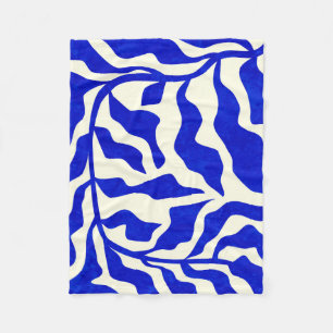Indigo Elegance Fleecedecke
