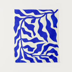 Indigo Elegance Wandteppich