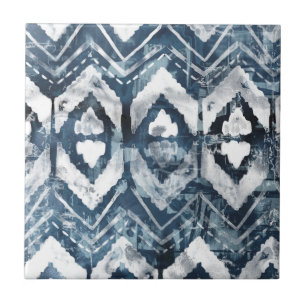 Indigo-Extraktion - geometrisch Fliese
